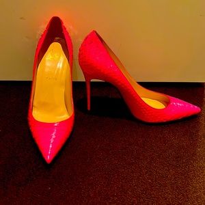 Work once  pair of Christian Loubiton pumps